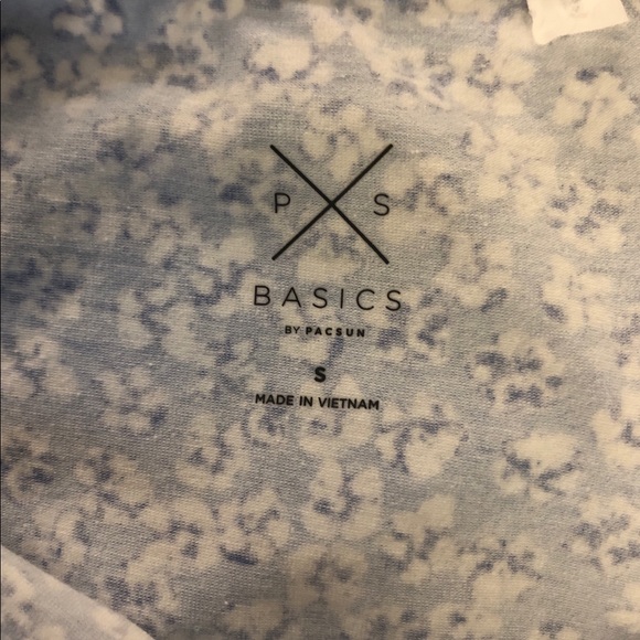 Blue Floral PacSun Bodysuit - Picture 3 of 3